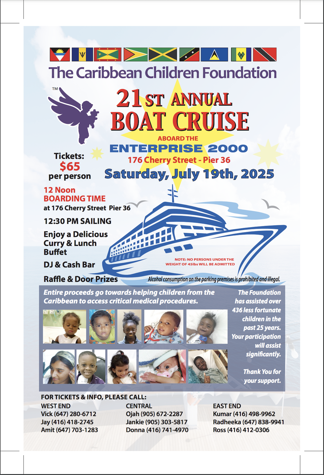 21th Annual Boat Cruise aboard the Enterprise 2000
