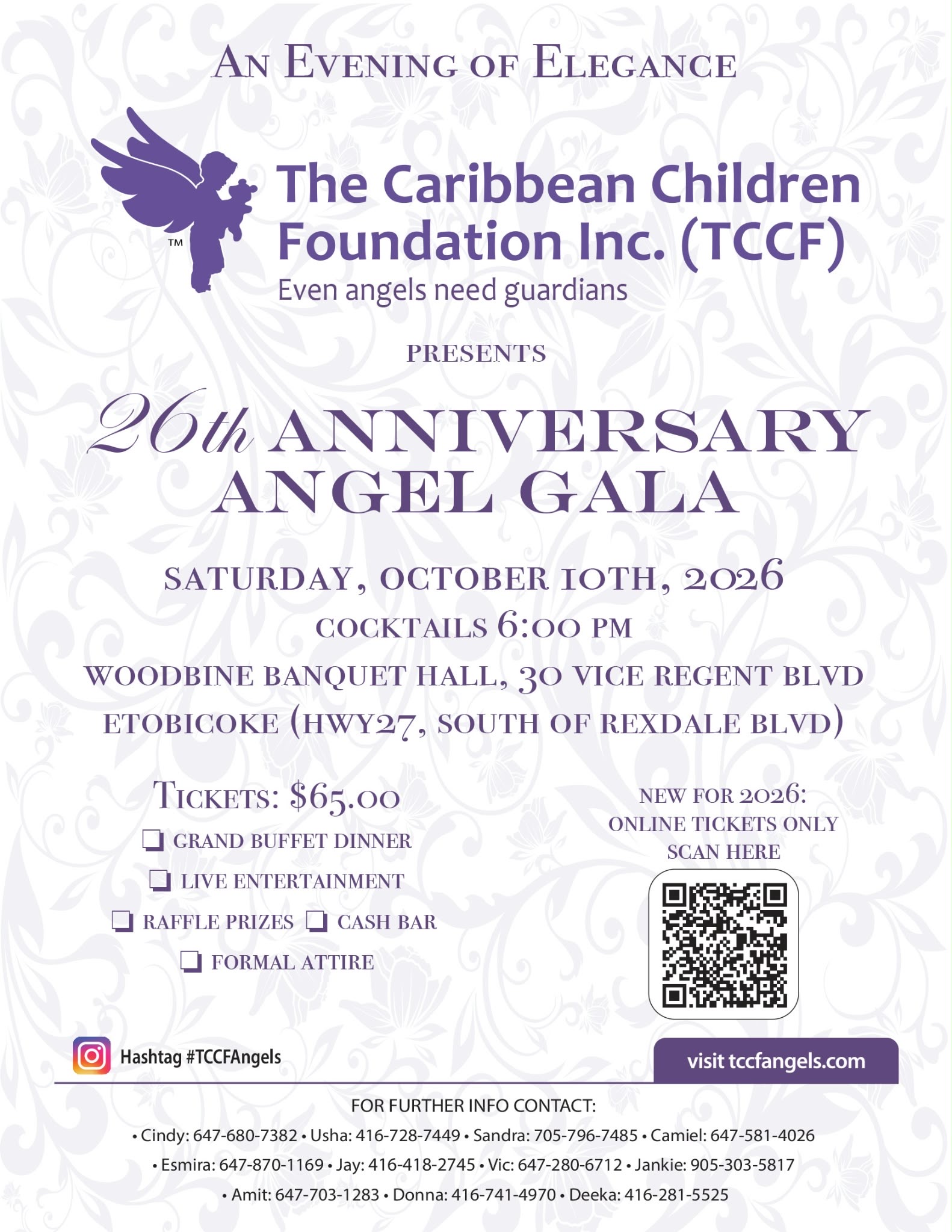 TCCF 26th Anniversary Angel Gala